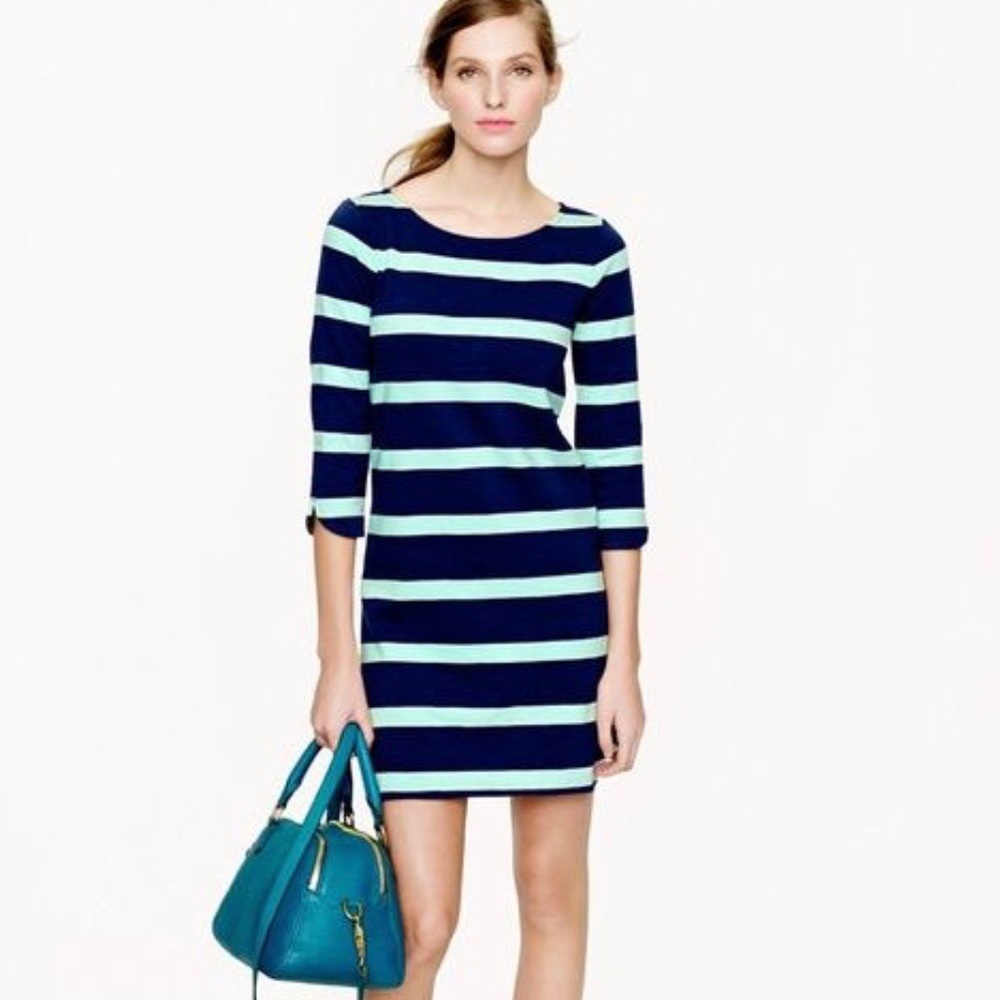 J. Crew Stripe Tunic Dress